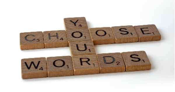 Choose your words tiles